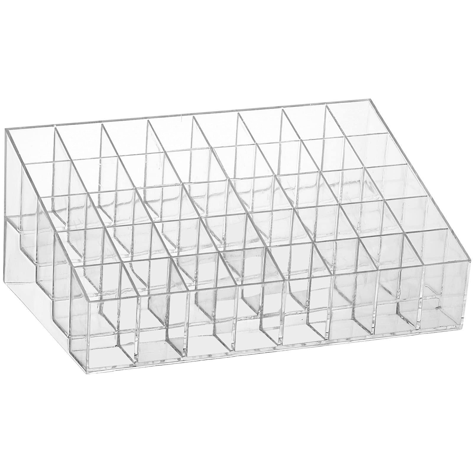 Tecbeauty porte-rouges alevres en acrylique transparente, 40 emplacements.