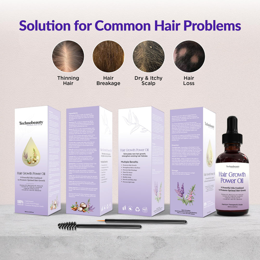 Technobeauty huile argan réparatrice des fibres capillaires