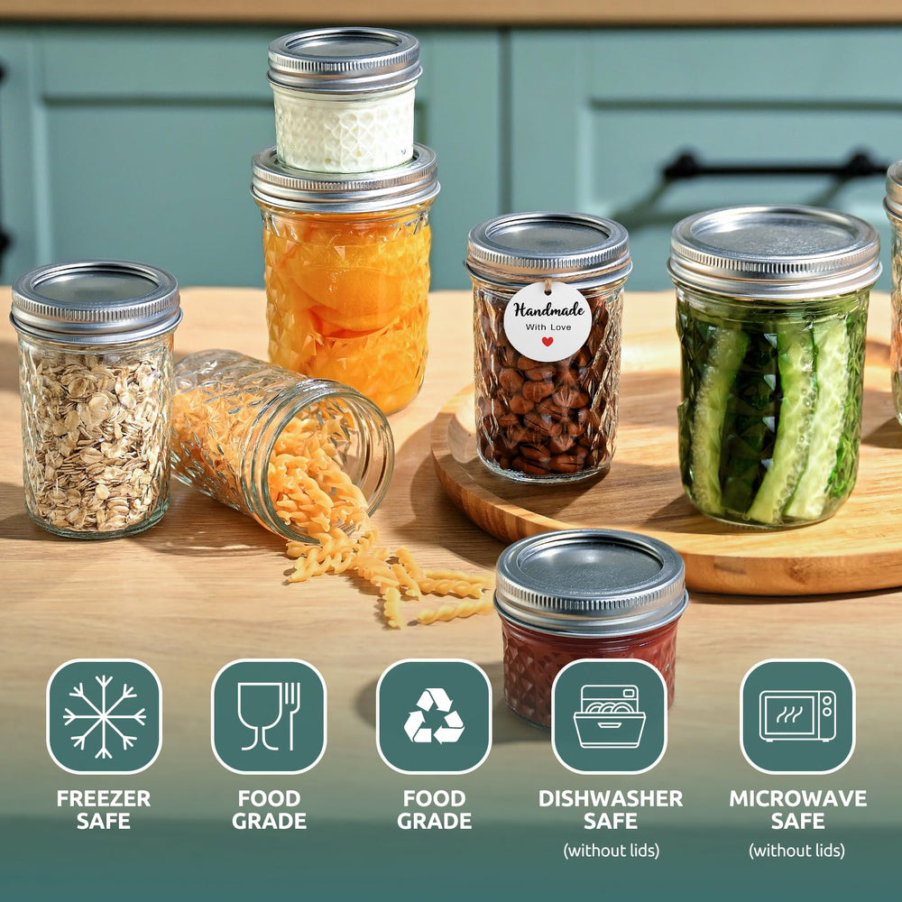 Tecohouse cadeau pratique: lot de deux bocaux Mason pour cadeaux gourmands.