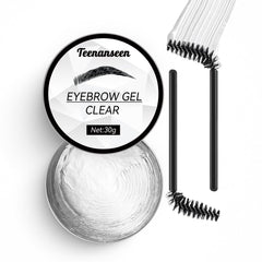 Teenanseen Gel Sourcils Incolore, application précise pour tenue naturelle et durable