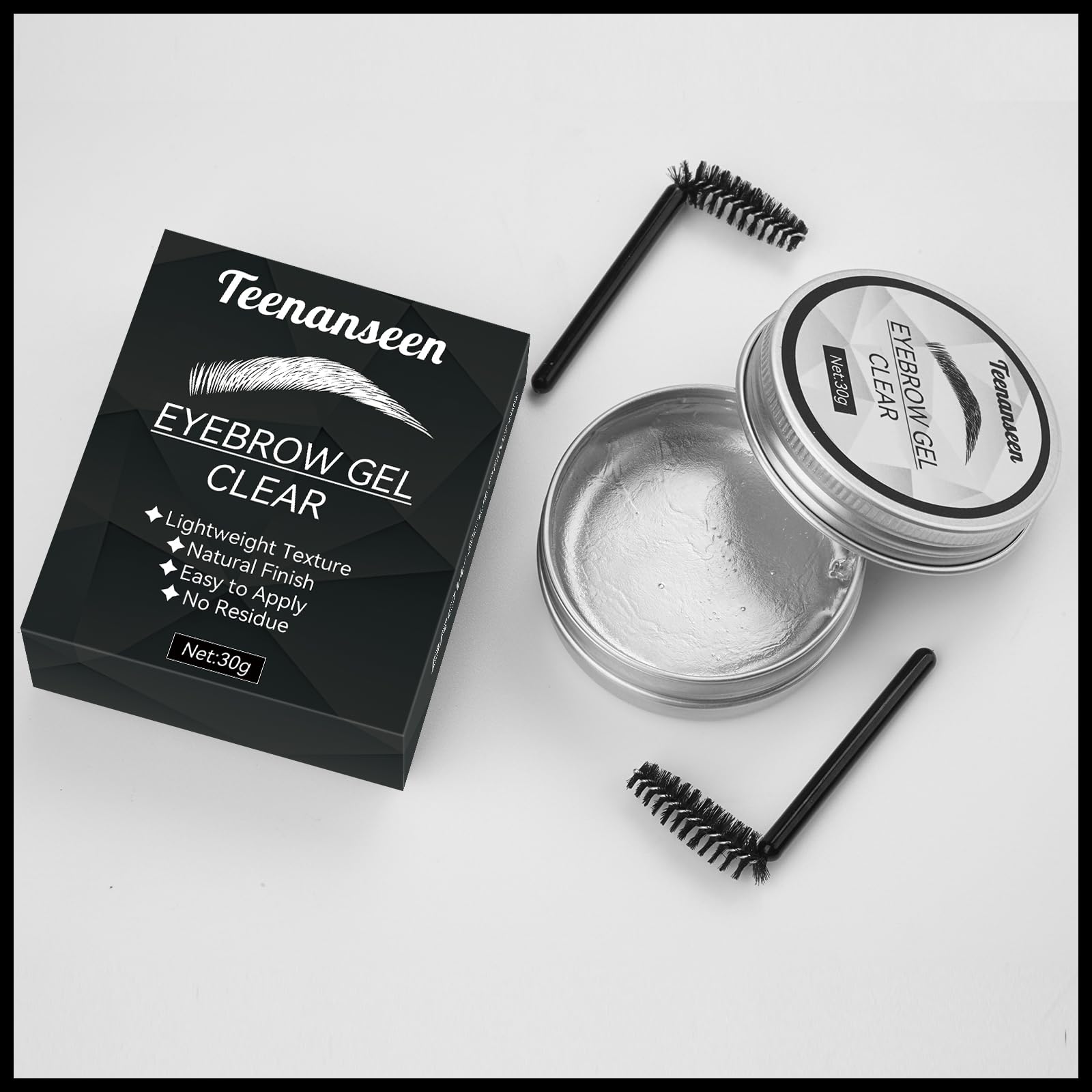Teenanseen Gel Sourcils Incolore, solution pratique pour usage quotidien