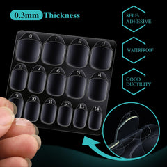 Teenitor adhesifs ongles 15 tailles : ajustement precis pour chacun
