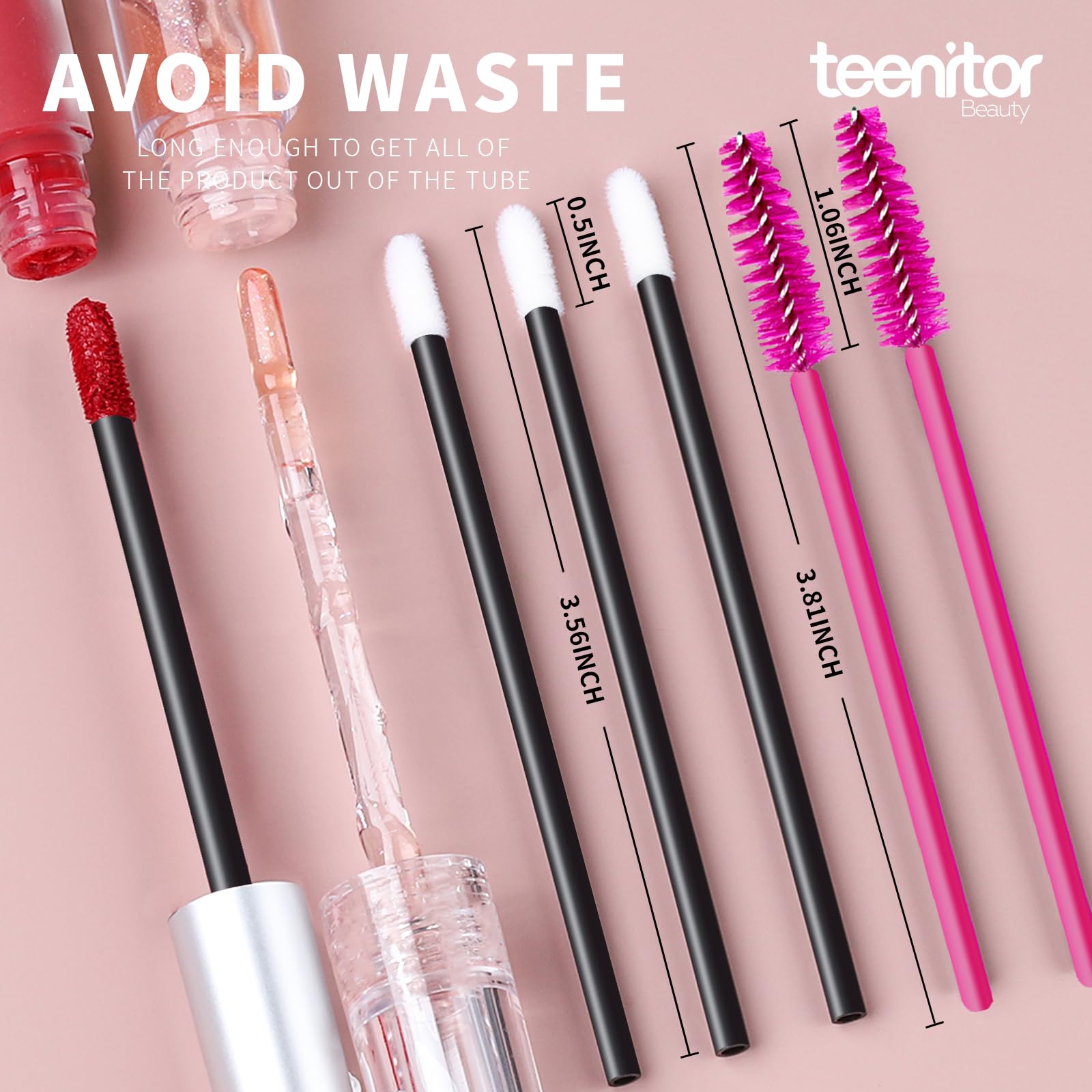 Teenitor applicateur lèvre flock ultra doux pour une précision parfaite.