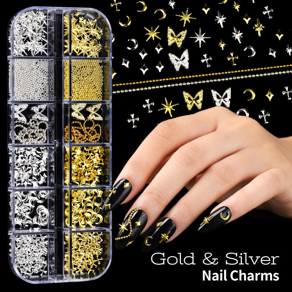 Charms or et argent Teenitor avec chaînes – looks chic et modernes.