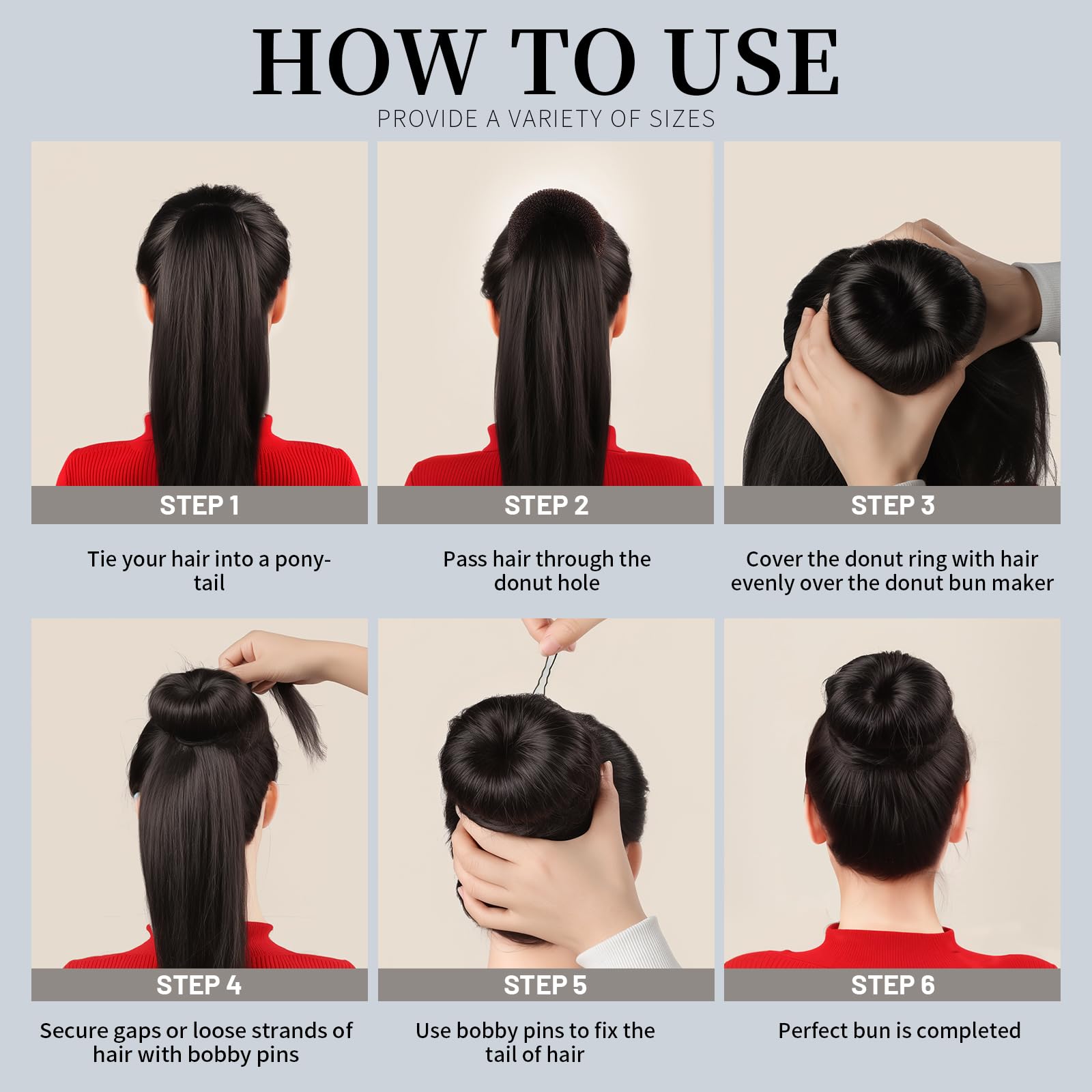 Teenitor chignon de soirée, donne une allure chic pour les événements