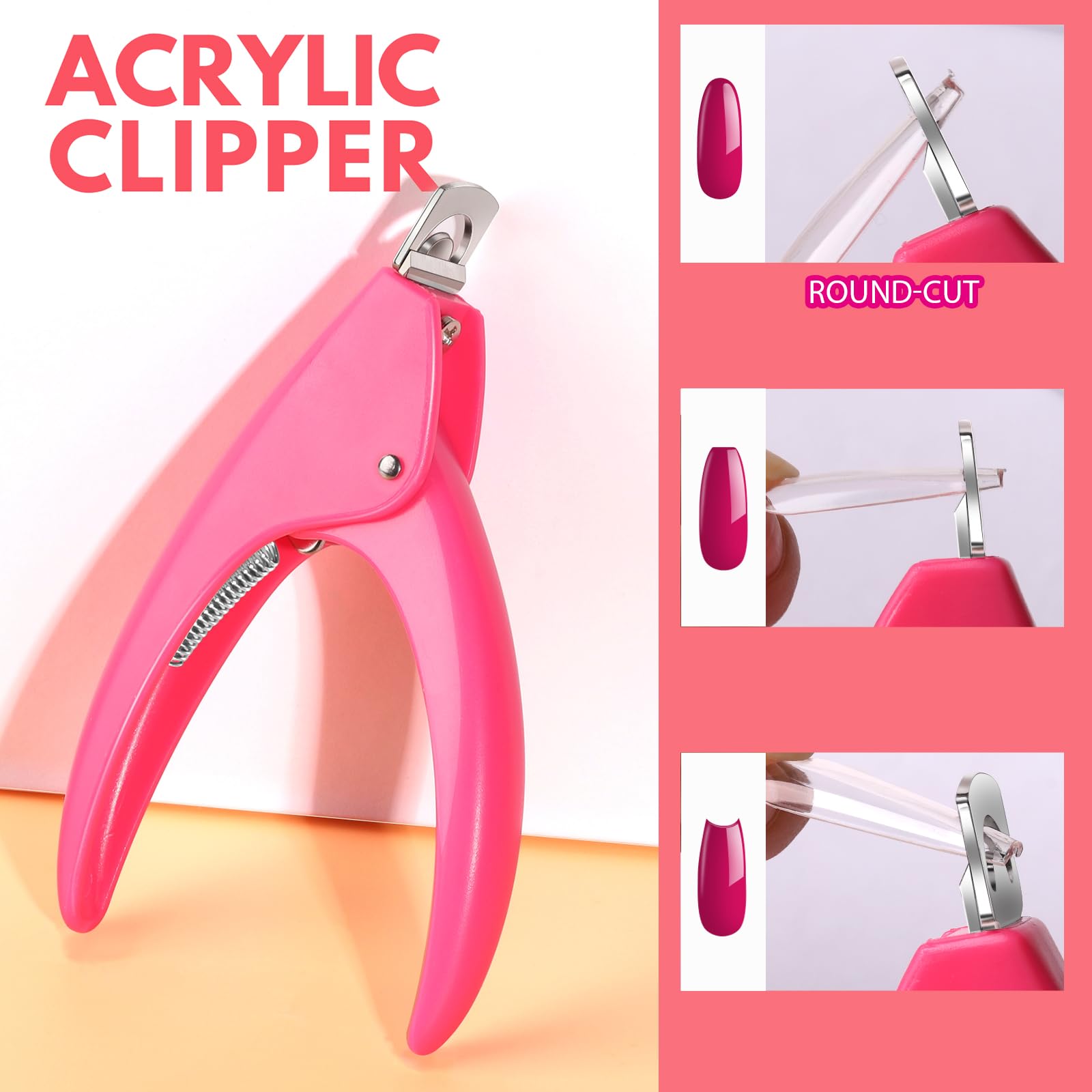 Teenitor ciseaux ongles pour ajuster les faux ongles avec précision.