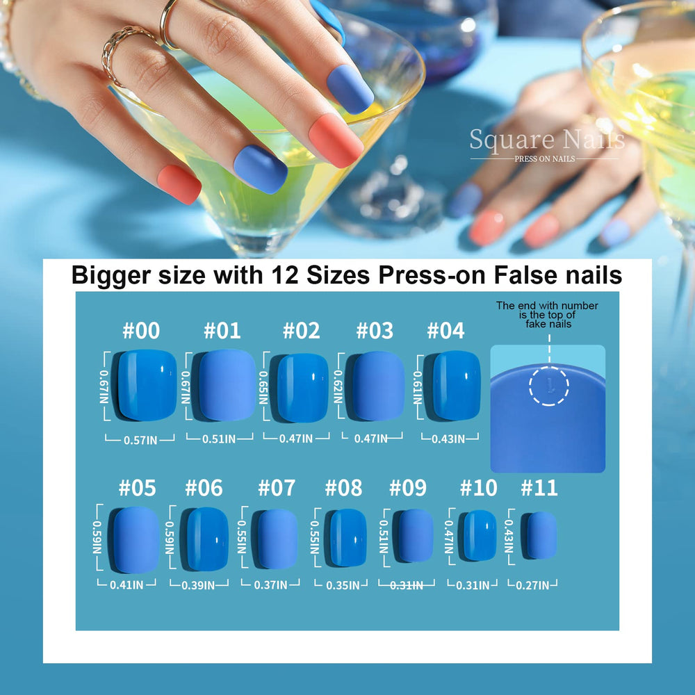 Teenitor colle et stickers ongles, kit complet pour une application rapide.