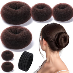 Teenitor anneau chignon grand, outil rapide pour un chignon volumineux et soigné