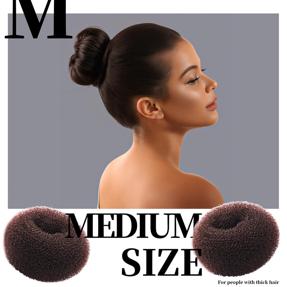 Teenitor élastiques cheveux, bandes élastiques incluses pour fixer le chignon