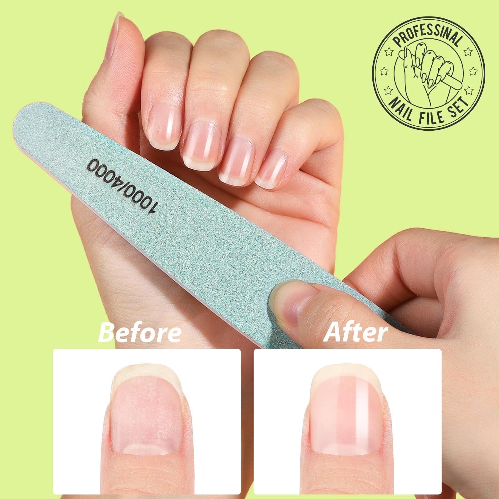 Teenitor ensemble 12 pièces: kit complet pour soins des ongles à domicile.