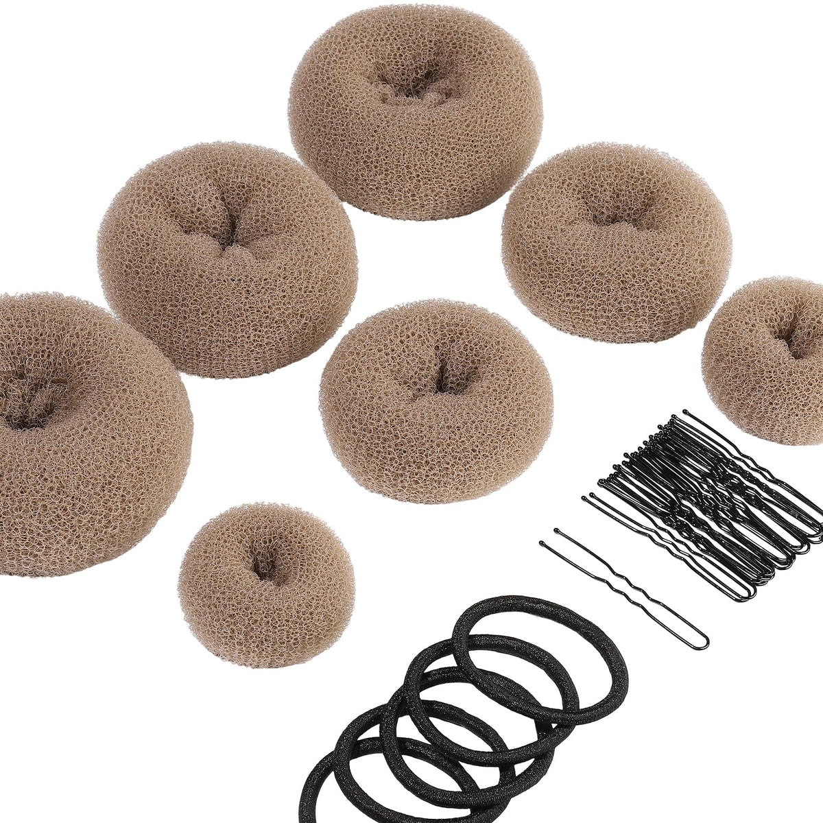 Teenitor ensemble anneau-chignon pour chignon volumineux - extragrande.