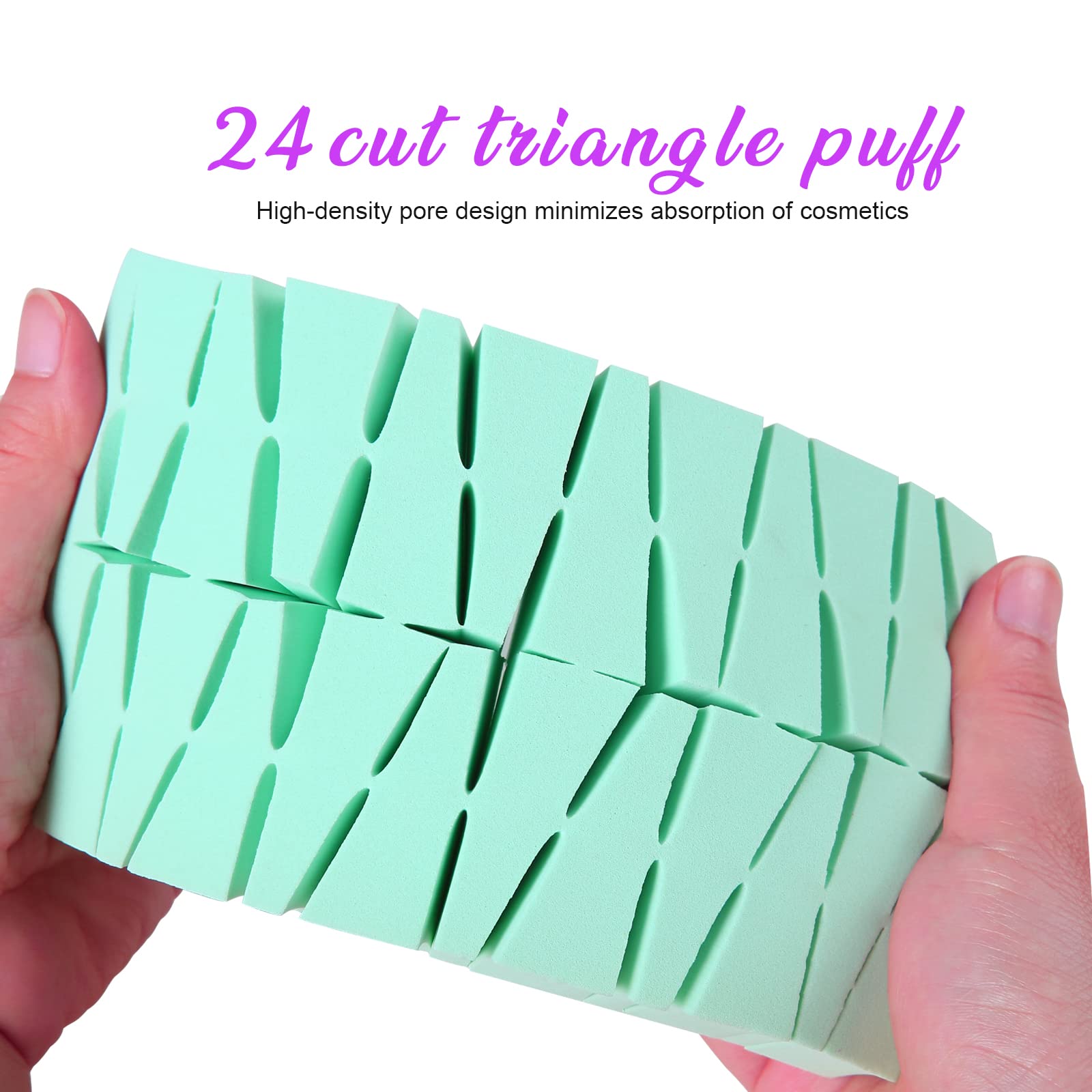 Éponge Teenitor triangles : bords nets pour dessiner les contours.