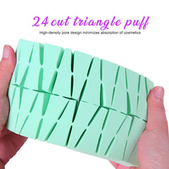 Éponge Teenitor triangles : bords nets pour dessiner les contours.