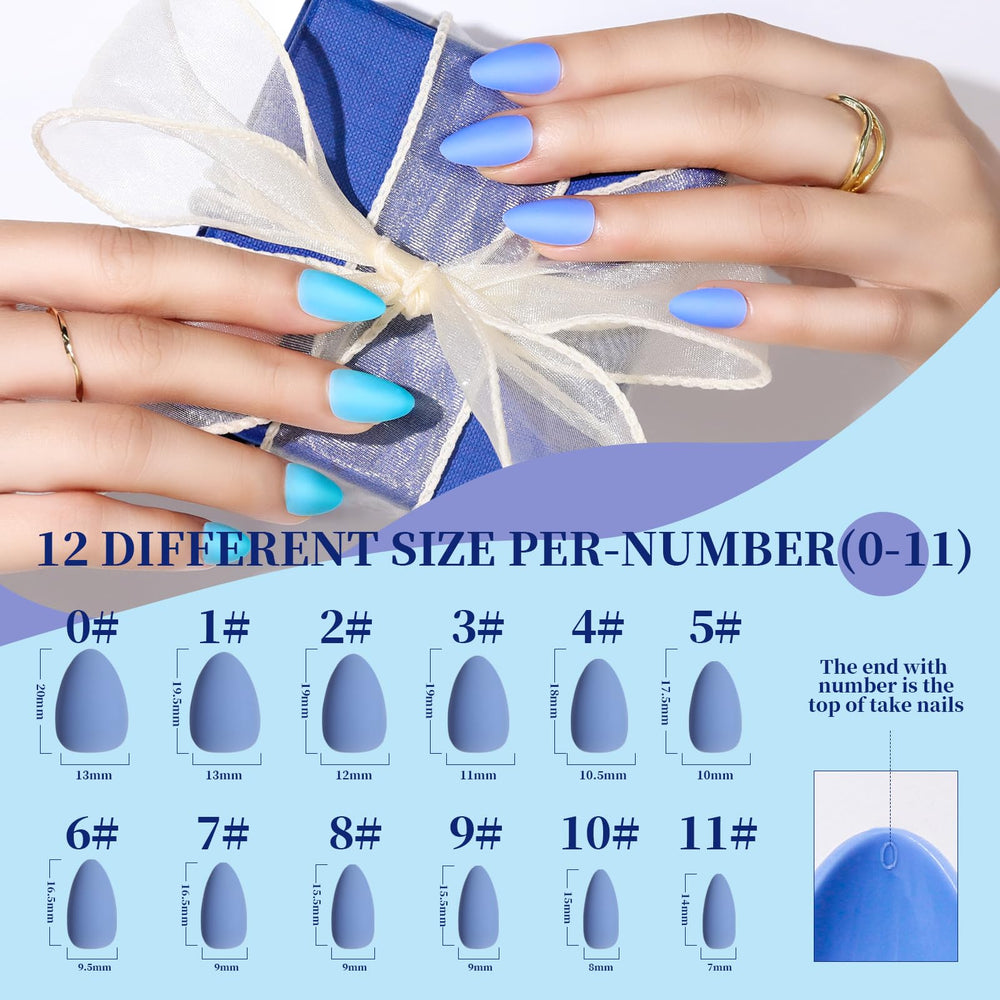 Finition matte et naturelle sur les ongles Teenitor.
