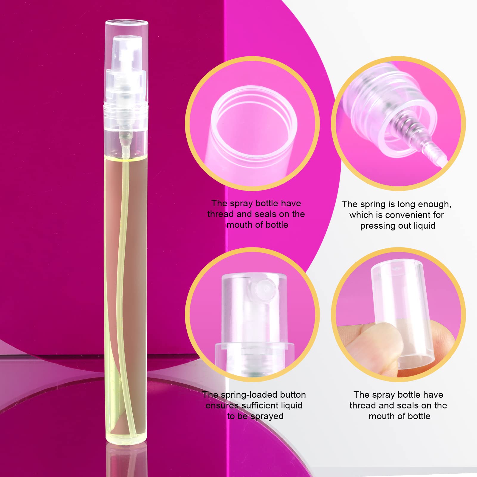 Teenitor-flacon-voyage-10ml-diy-cadeaux: idéal pour DIY et échantillons
