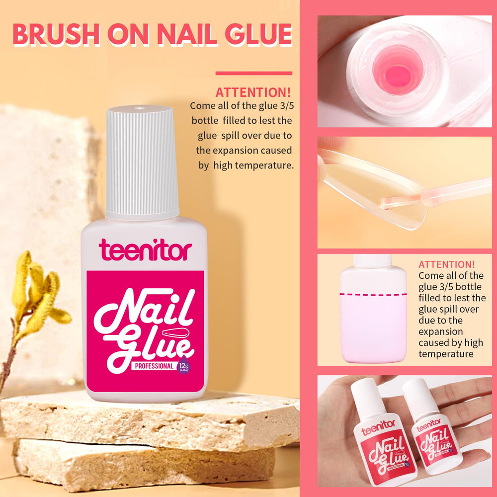 Teenitor limes-ongles buffer polisseur, fini lisse et brillant.