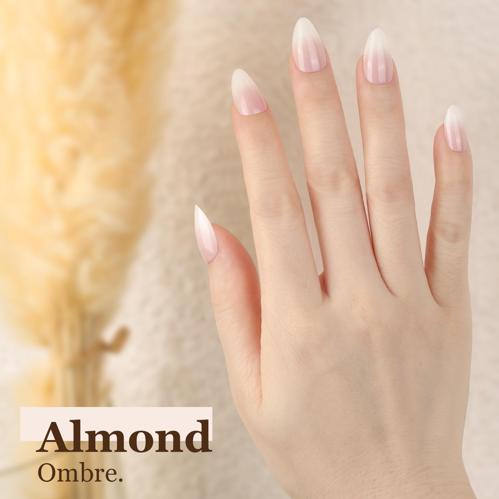 Ongles Teenitor autocollants à pointe française noire, courte et carrée, effet chic discret.