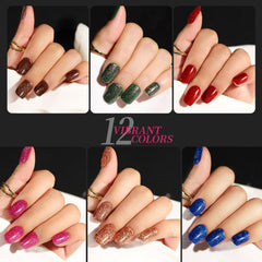 Ongles Teenitor à pression, 12 tailles pour un ajustement confortable.