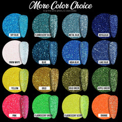 Teenitor paillettes: teinte brillante pour art des ongles et maquillage du corps, effet lumineux.