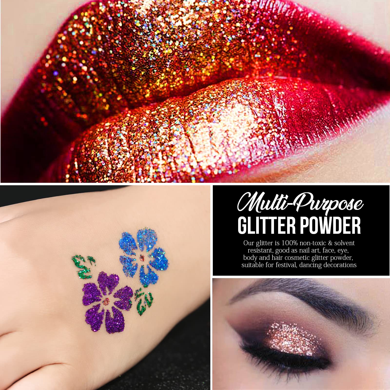Paillettes scintillantes pour ongles: design brillant qui capte la lumière.