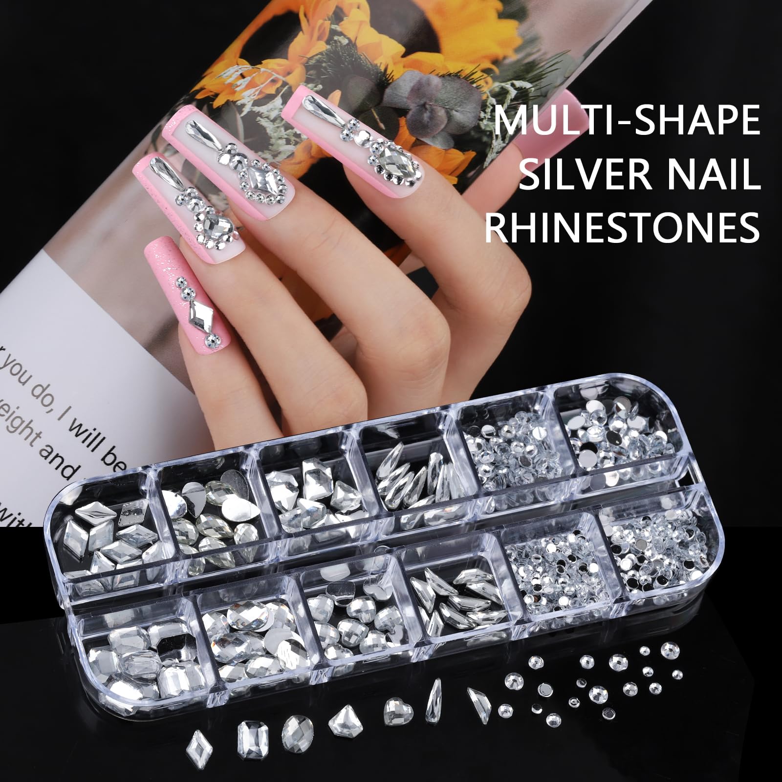 Perles argentées Teenitor pour des accents délicats sur les ongles