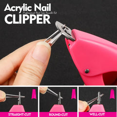 Teenitor Pinces à Ongles Acryliques, coupe nette pour obtenir la longueur désirée.