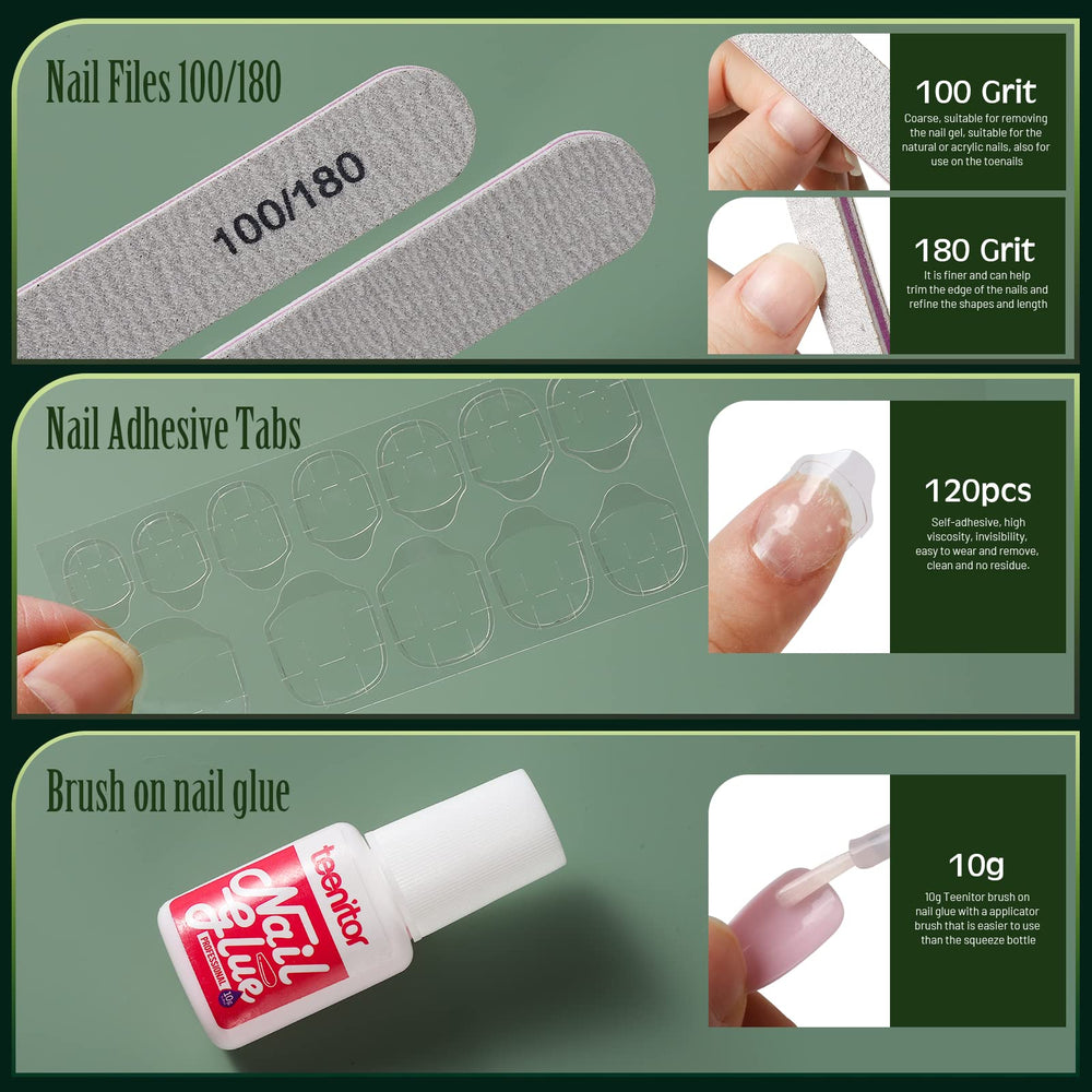 Teenitor retrait rapide sans dommage a-poser, respectez vos ongles naturels.
