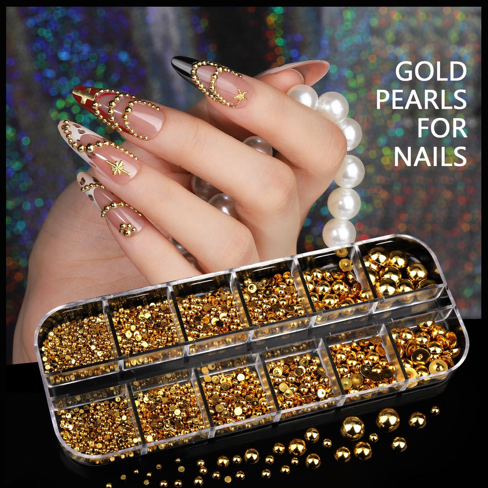 Strass dorés champagne Teenitor en huit formes pour des accents scintillants.