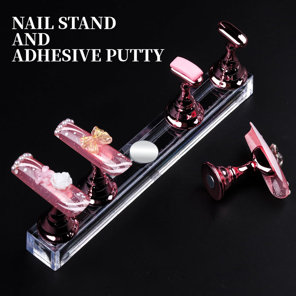 Teenitor support d’ongles magnétique pour pratique du nail art