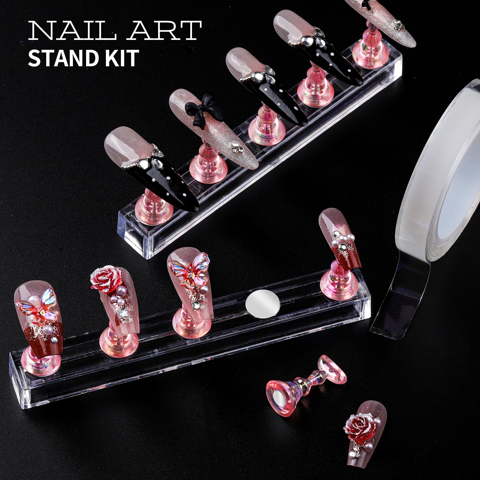 Supports ongles magnétiques Teenitor – fixation stable pour essais et démonstrations.