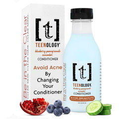 Teenology Conditionneur Teen – Bouteille Myrtille Grenade Concombre pour cheveux hydratés