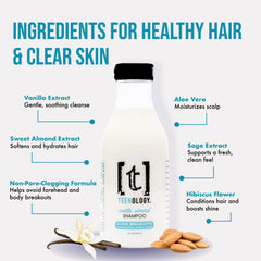 Teenology Teen Shampoo hydratation-cheveux-naturels: nutriments pour cheveux nourris et souples.