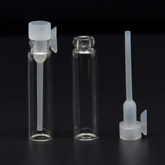 Teensery kit bouteilles échantillon en verre 1ml réutilisables, parfait pour cadeaux et bricolage.