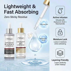 Sérum Tehkeya hydratant avec hyaluronique et niacinamide pour l éclat.