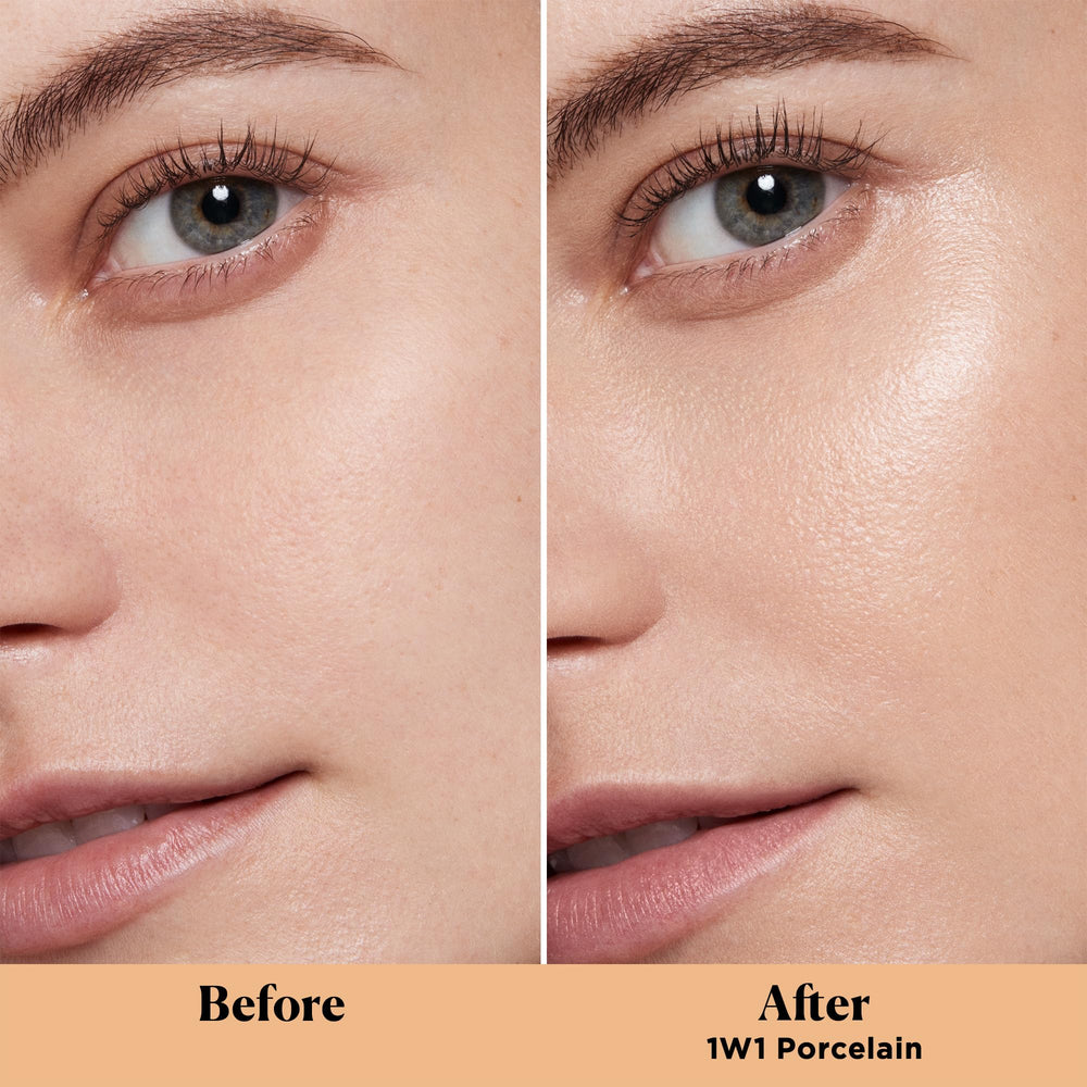 Teinte Porcelaine Laura Mercier, fini naturel qui rayonne sur la peau
