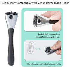 Rasoir TEITEAI ergonomique pour un guidage fluide et confortable.