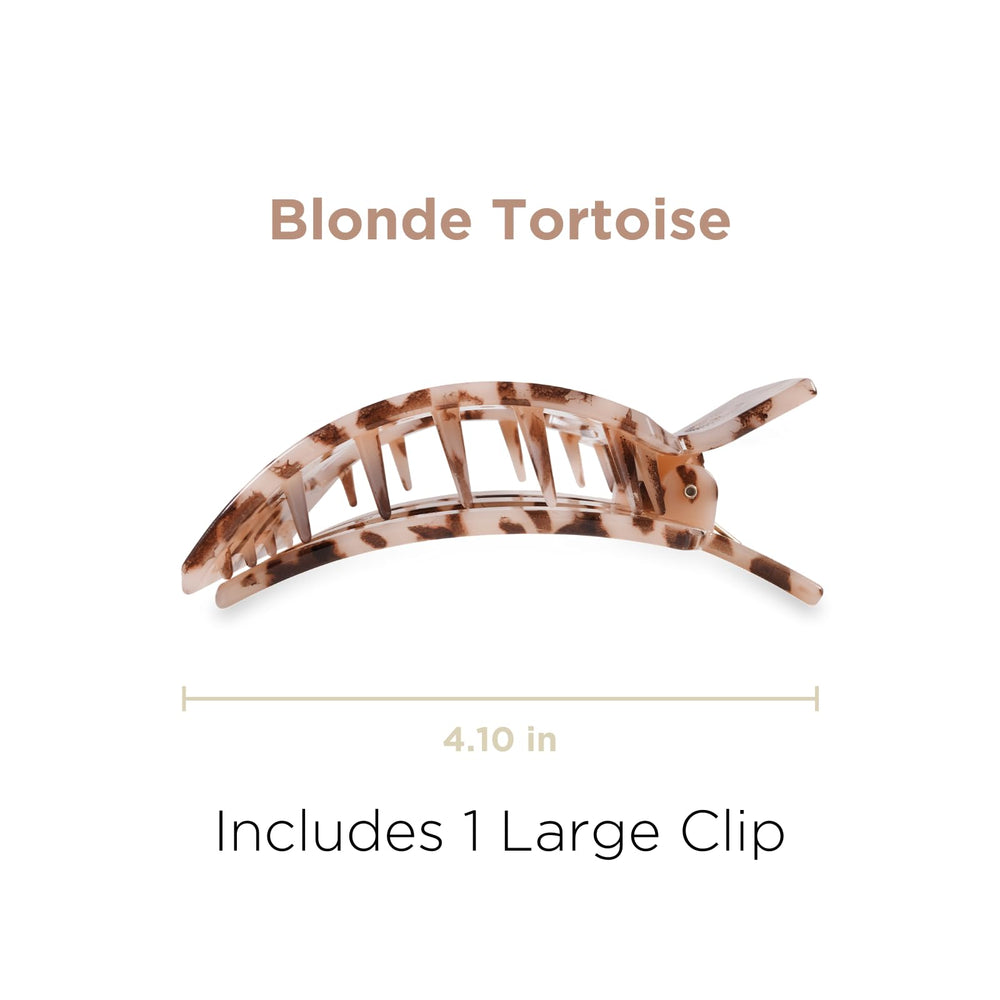 Teleties clip carré plat, design innovant durable et flexible.