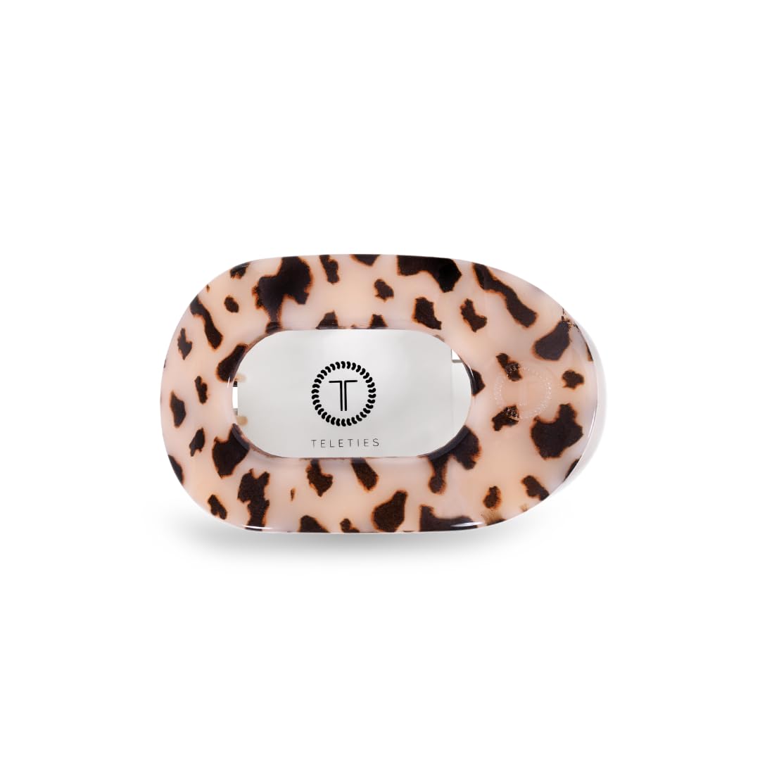 Teleties grande pince plat rond — prise forte pour cheveux épais et toutes textures