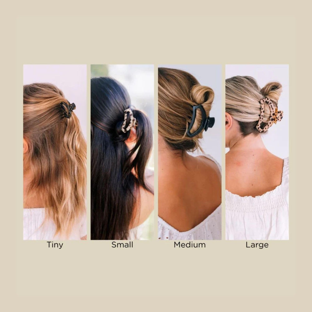 Teleties grande clip pour cheveux bouclés montre une tenue durable et polyvalente.