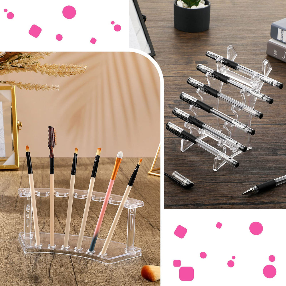 Etagere stylo en acrylique Teling, gain de place sur le bureau.
