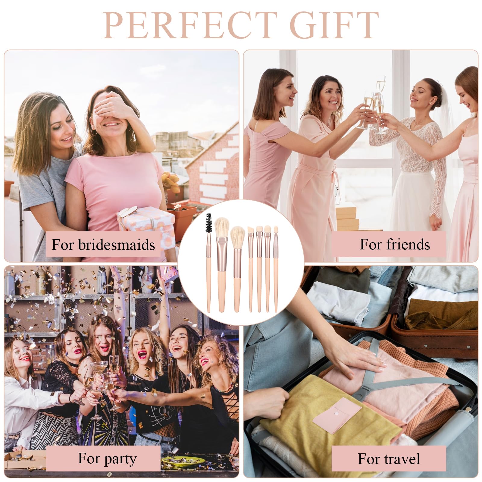Telooco cadeau maquillage fête de mariage idéal pour la future mariée et invitées