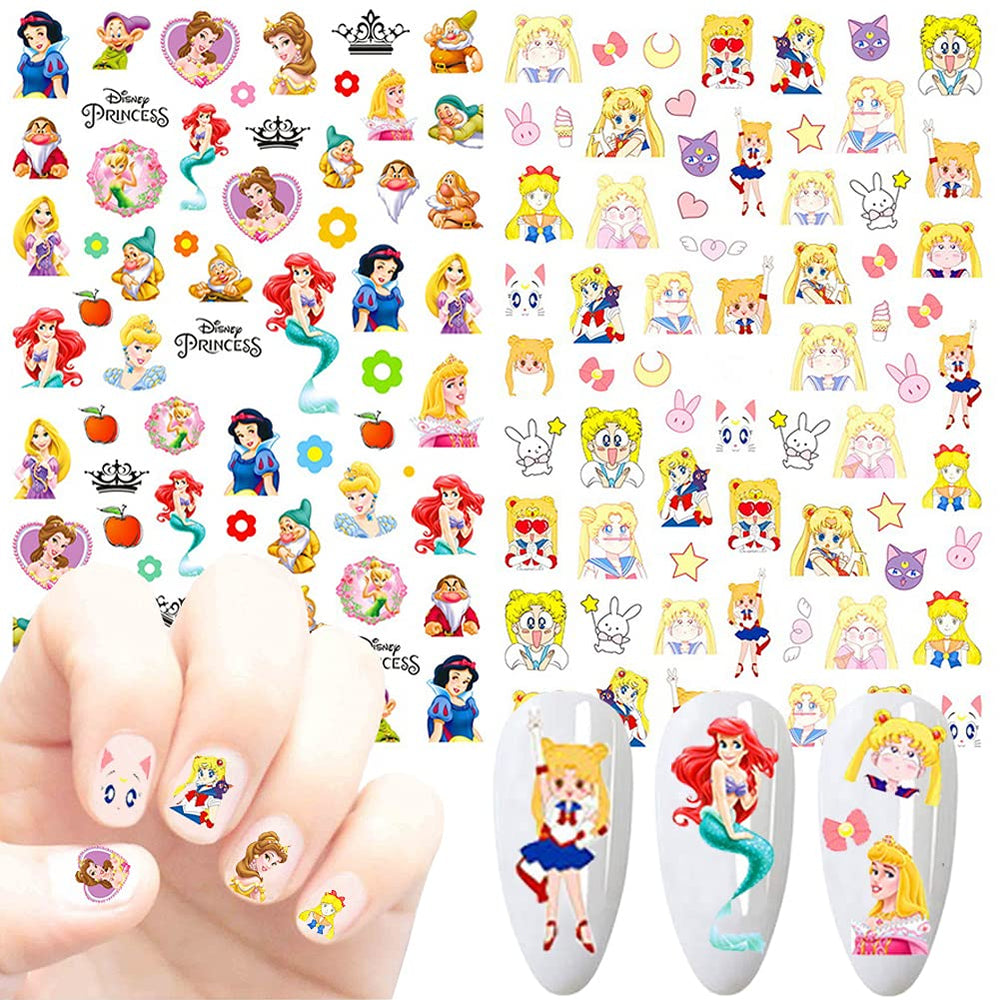 Les adhésifs Temote cartoon 3D permettent une décoration d’ongles rapide à domicile.