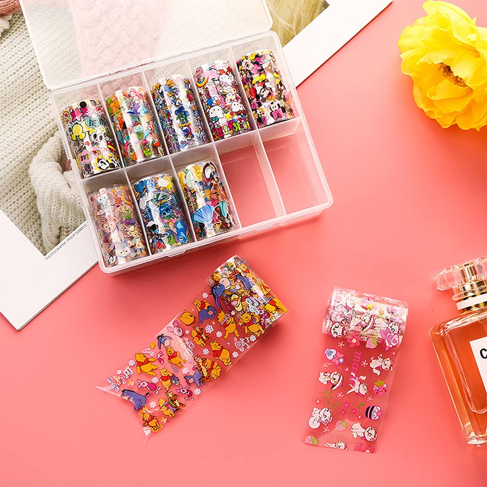 Temote transfert cartoon design facile sur les ongles pour un style unique.