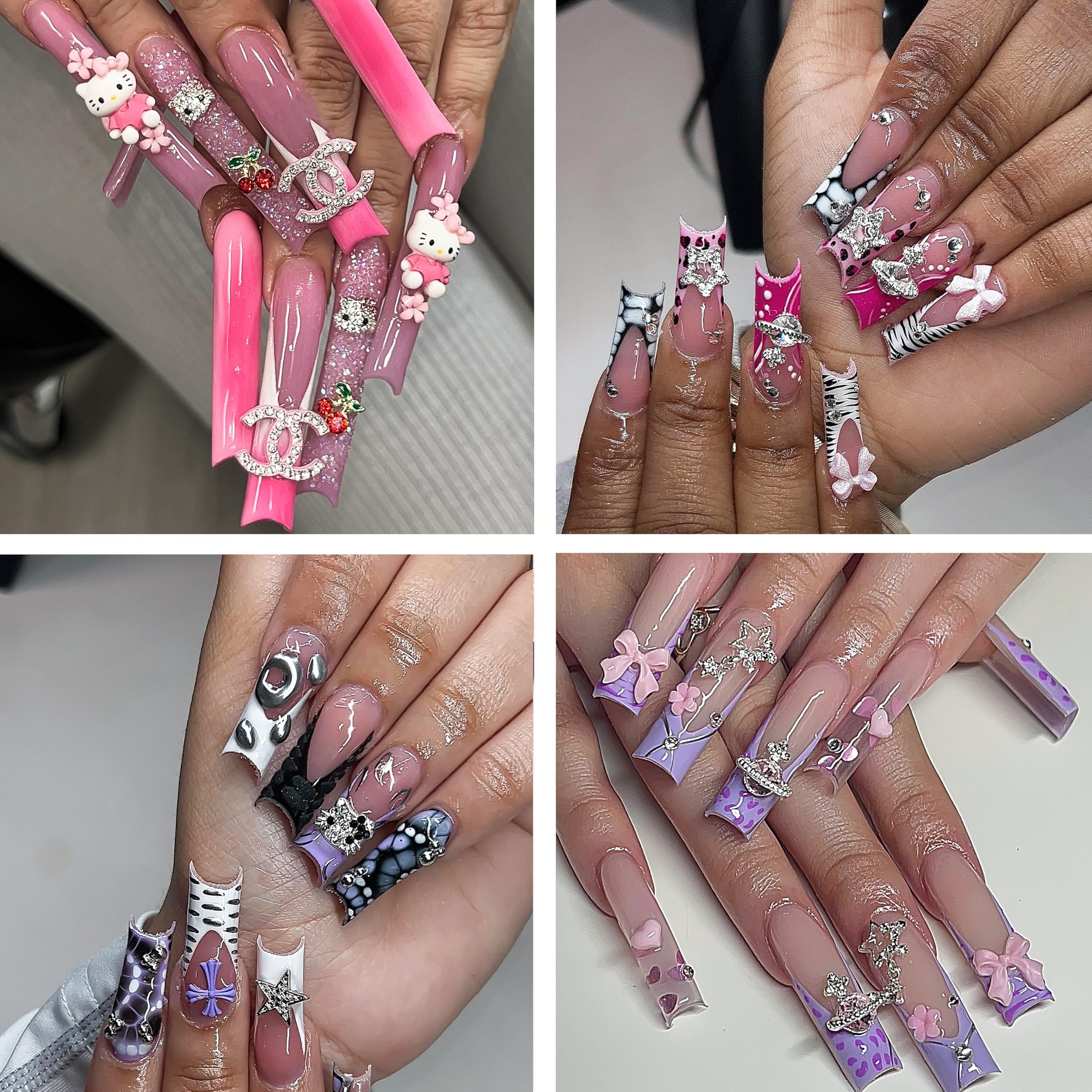 TemBelle accessoire chaton sur ongles 3D: touche mignonne et charmante.