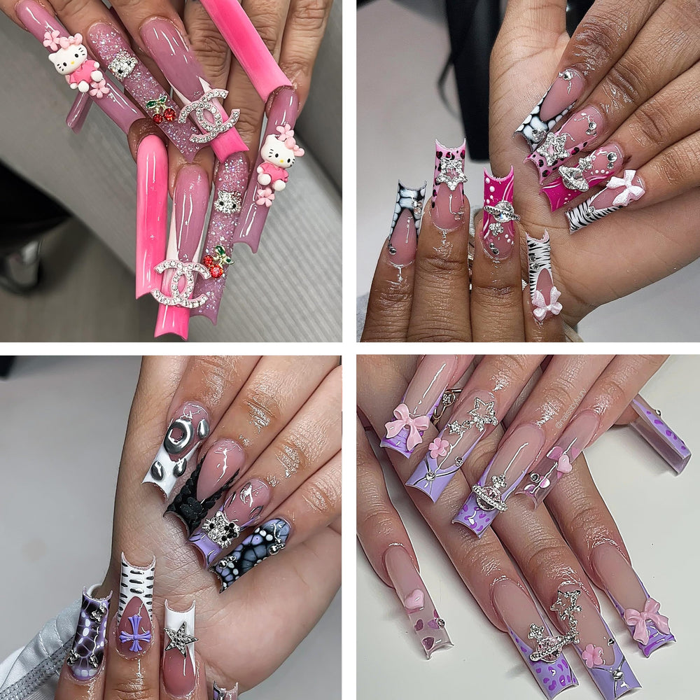 TemBelle accessoire chaton sur ongles 3D: touche mignonne et charmante.
