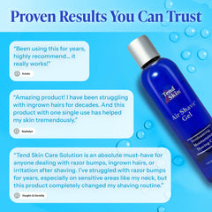 Tend Skin Air Rasage Gel : application après laser pour apaiser la peau.