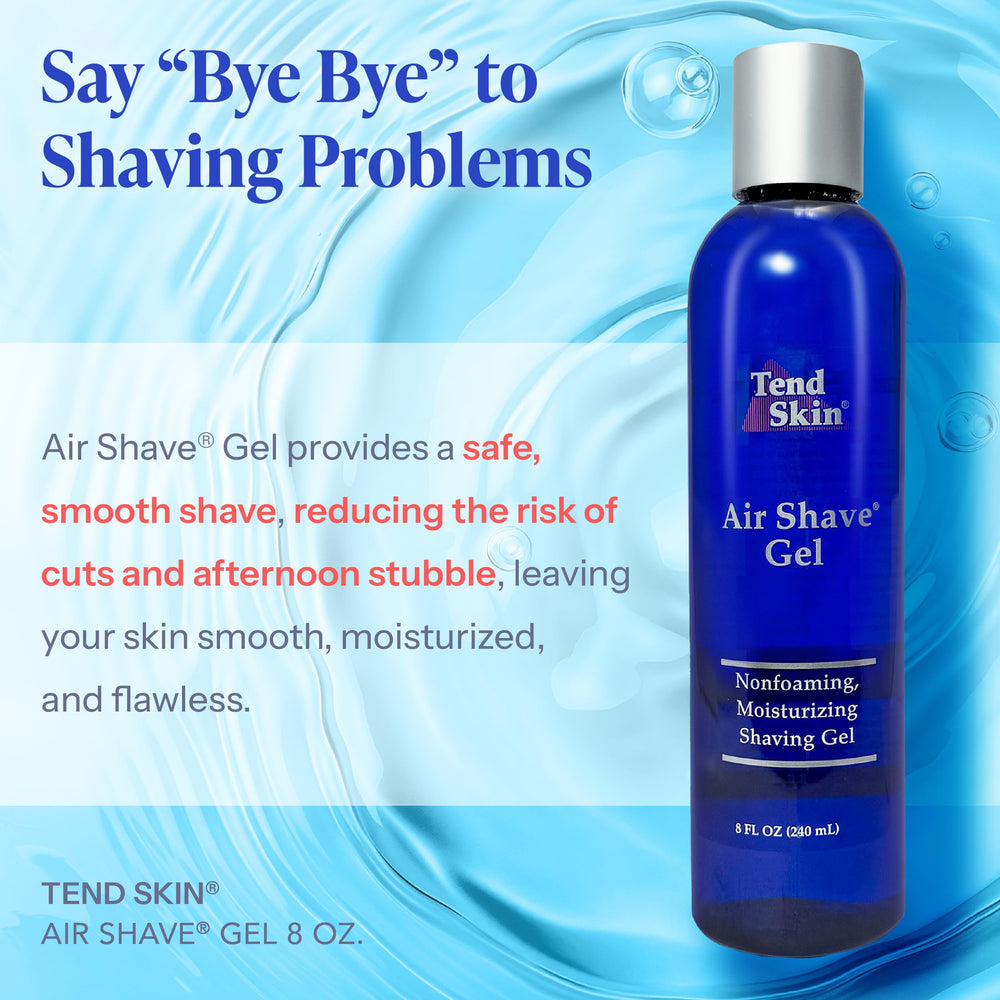 Tend Skin Air Rasage Gel : formule non mousse protégeant la peau durant le rasage.
