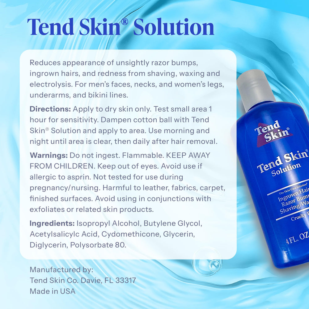 Tend Skin – Fabriqué aux États-Unis, sans cruauté envers les animaux