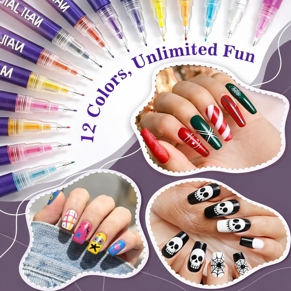 Utilisation polyvalente sur ongles naturels, gel et ongles press-on.