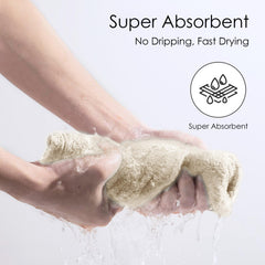 Velours crème TENSTARS, absorption rapide pour un séchage efficace.